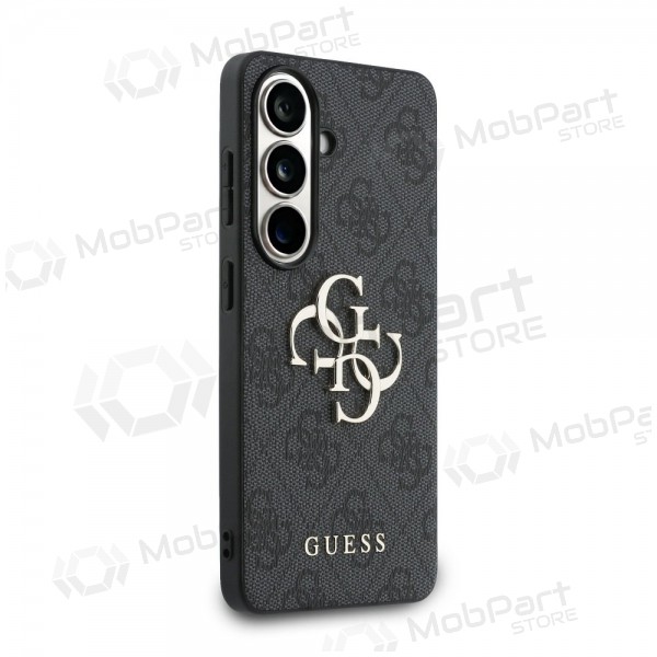 Samsung Galaxy S26 maciņš - Guess PU 4G Metal Logo (pelēks)