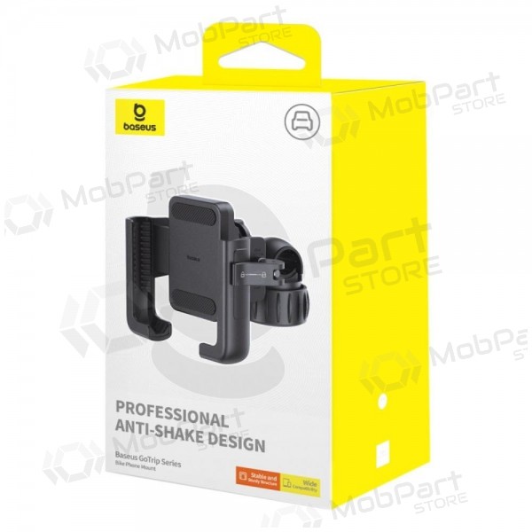 Telefono laikiklis dviračiui Baseus GoTrip Series Bike Phone Mount Cluster melns C40572301111-00