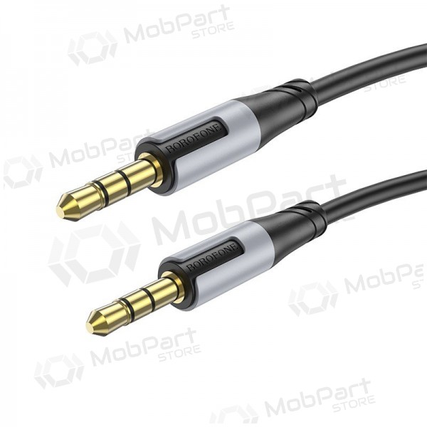 Audio kabelis Borofone BL19 3,5mm to 3,5mm melns