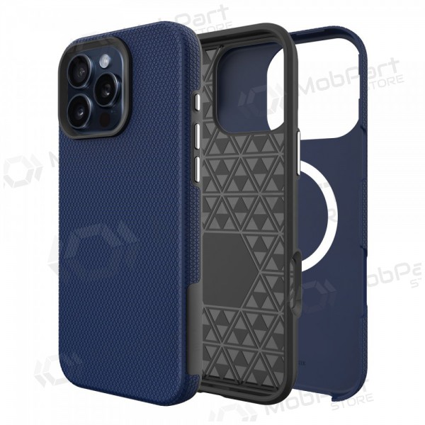 Maciņš / vāciņš Perfectionists Triangle Mag Case Apple iPhone 12 Pro Max tumši zils Maciņš / vāciņš Perfectionists Triangle Mag Case Apple iPhone 12 Pro Max tumši zils