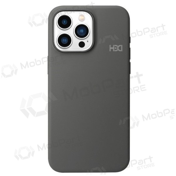 Maciņš / vāciņš HDD Silicone MagSafe Case Samsung S908 S22 Ultra 5G tamsiai pelēks