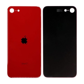 Apple iPhone SE 2020 / SE 2022 aizmugurējais baterijas vāciņš (sarkans) (bigger hole for camera)