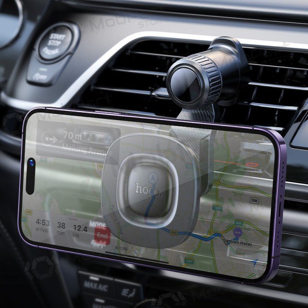 Tālruņa turētājs automobiļiem Hoco H74 (air vent) melns