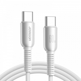 USB kabelis Joyroom S-A51 USB-C to USB-C 60W 1.2m pelēks