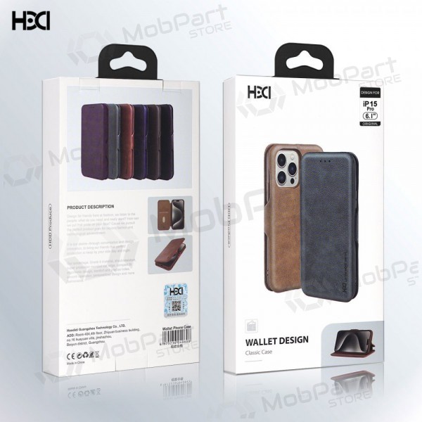 Maciņš / vāciņš HDD Classic Wallet Case Samsung A515 A51 melns