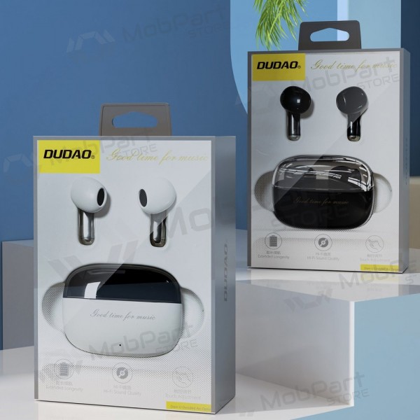 Bezvadu austiņas ar mikrofonu Dudao U8 Bluetooth USB-C melnas