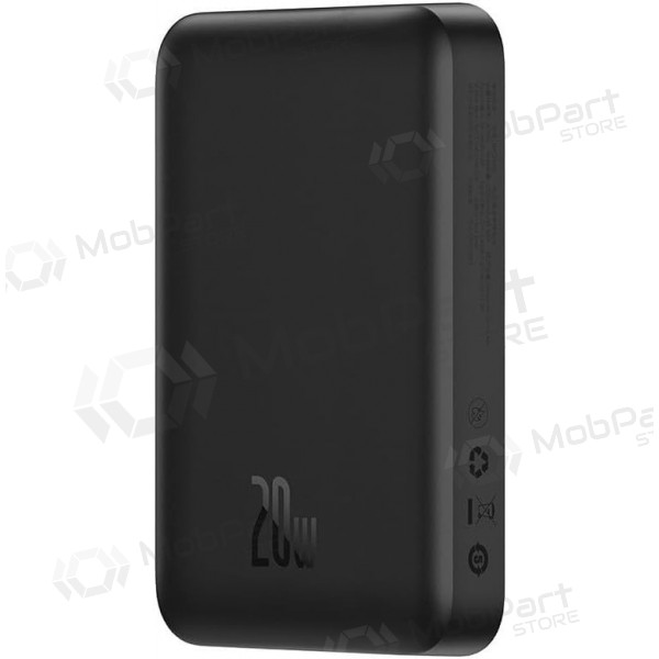 Ārējā baterija Power Bank Baseus Magnetic Mini Air 20W 10000mAh melna P10059001113-00