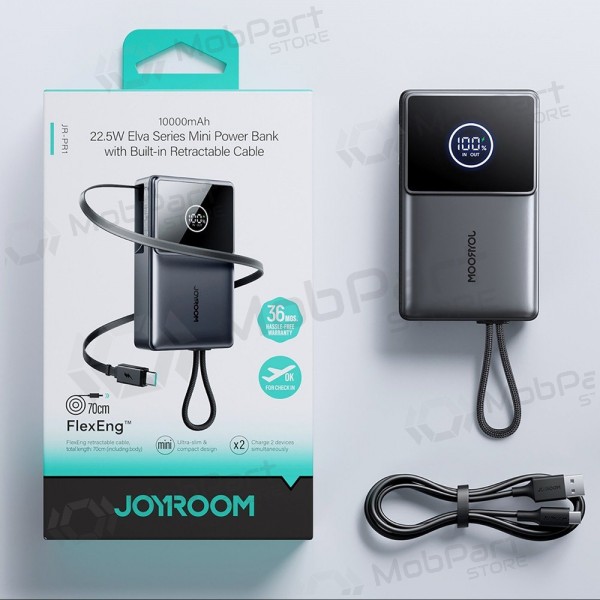 Ārējā baterija Power Bank Joyroom JR-PR1 22.5W 10000mAh melna