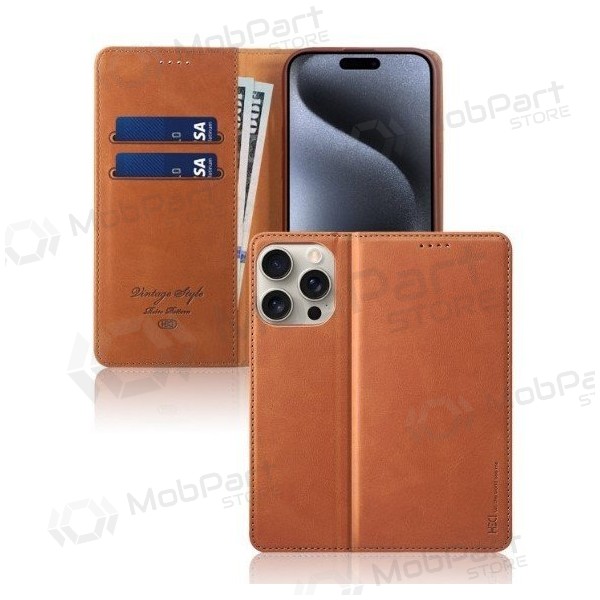Maciņš / vāciņš HDD Magnetic Wallet Case Samsung A366 A36 5G brūns
