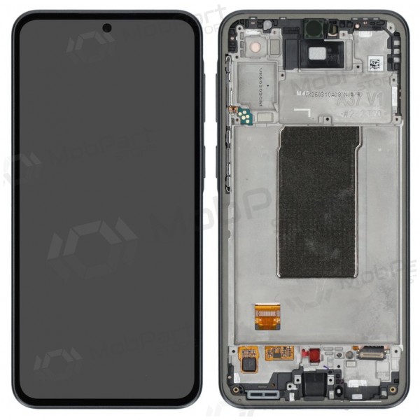 Samsung Galaxy A37 5G ekrāns (tumši pelēks) (ar rāmi) (oriģināls)