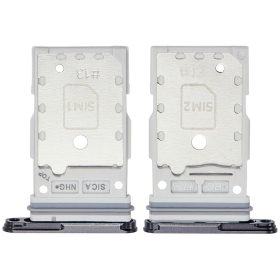 Samsung Galaxy S25, S25+ Dual SIM kartes turētājs (melns) (oriģināls)