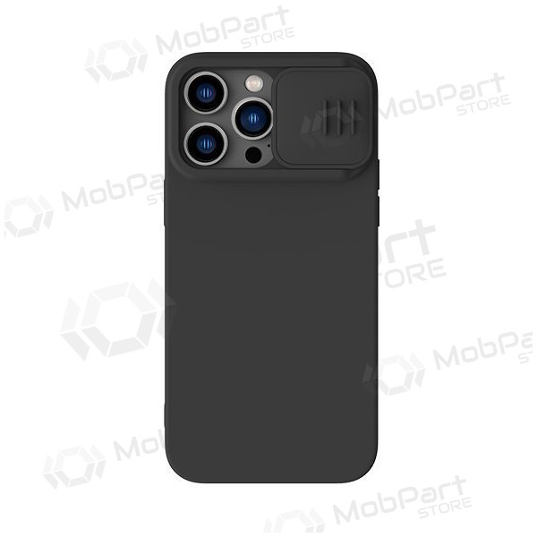 Apple iPhone 14 vāciņš „Nillkin Silicone“ (melns)