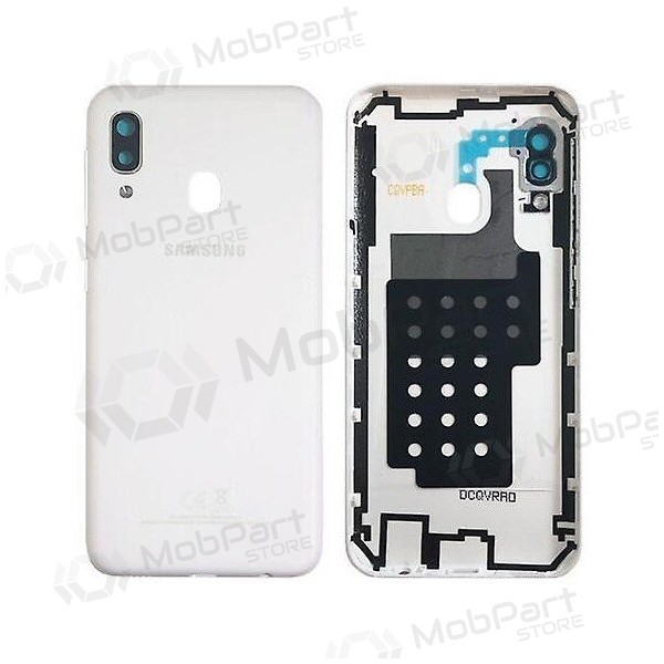 Samsung Galaxy A20e (2019) aizmugurējais vāks (balts) (oriģināls)
