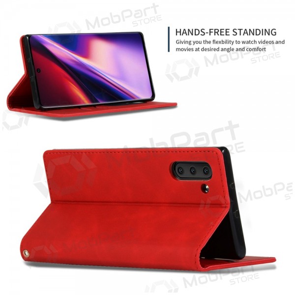 Xiaomi Redmi A7 Pro maciņš - Business Style - sarkans