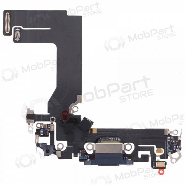Apple iPhone 13 mini uzlādes porta un mikrofona savienotājs (melns)