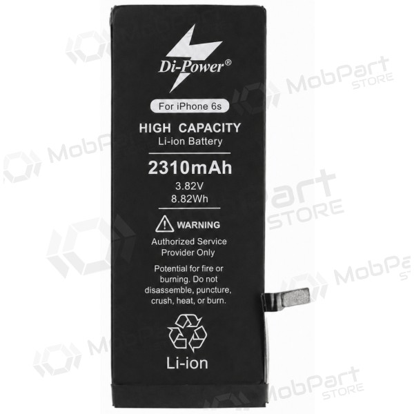 Apple iPhone 6s akumulators, Di-Power 2310 mAh (palielināta ietilpība)