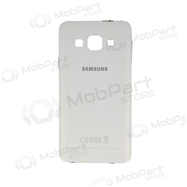 Samsung A300F Galaxy A3 aizmugurējais baterijas vāciņš sudraba (Platinum Silver) (lietots grade A, oriģināls)