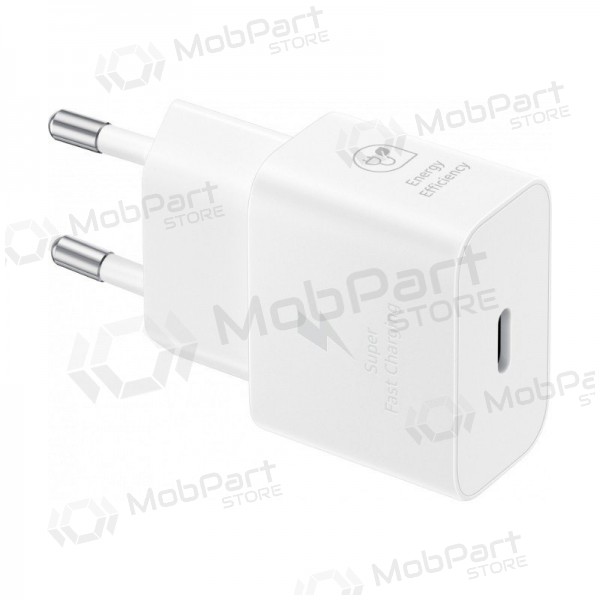 Lādētājs oriģināls Samsung EP-T2510NWEGEU 25W iepakojumā balts