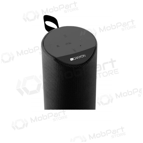 Bluetooth pārnēsājamais skaļrunis CANYON CNS-CBTSP5 (MicroSD, AUX, BT V5.0, 1200mAh) (melns)