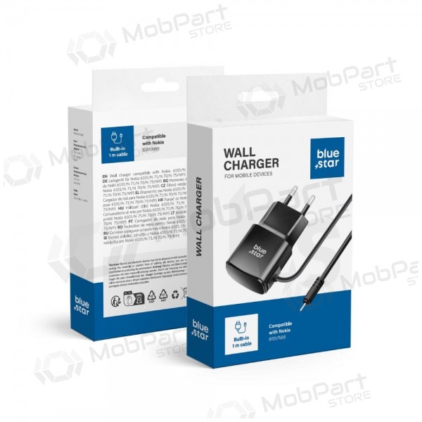 Tālruņa lādētājs Blue Star TFK-TC-1100B 3 W Nokia melns