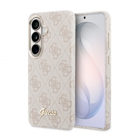Samsung Galaxy S26 maciņš - Guess PU 4G Script Metal Logo Magnetic