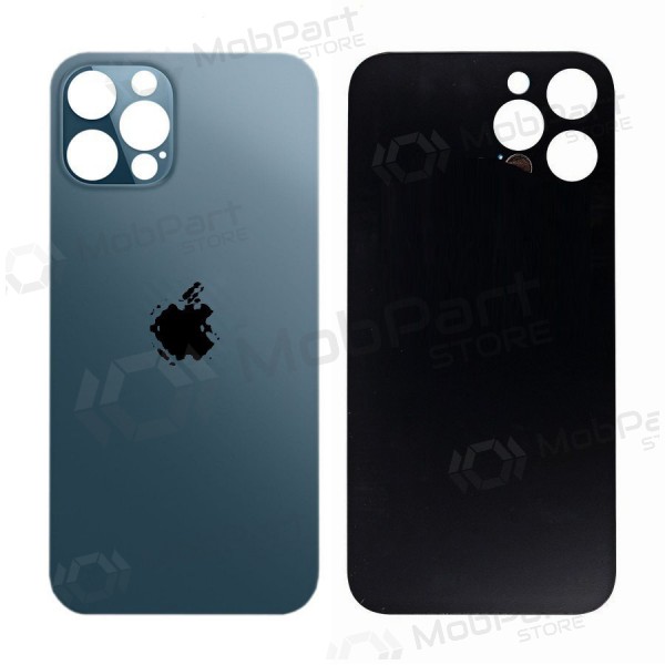 Apple iPhone 12 Pro aizmugurējais baterijas vāciņš (zils) (bigger hole for camera) Apple iPhone 12 Pro aizmugurējais baterijas vāciņš (zils) (bigger hole for camera)