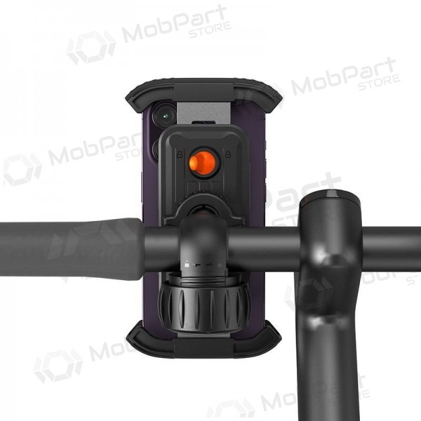 Telefono laikiklis dviračiui Baseus QuickGo Series Bike Phone Mount Cluster melns C40561500113-00