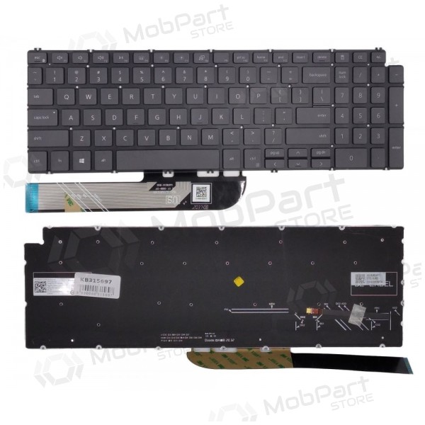 Klaviatūra  DELL Inspiron 5584, 5590, 5593, 5594, 5598 su pašvietimu