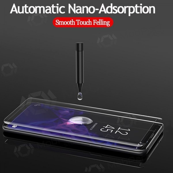 LCD apsauginis stikliukas Nano Optics 5D UV Glue Samsung S928 S24 Ultra lenktas caurspīdīgs