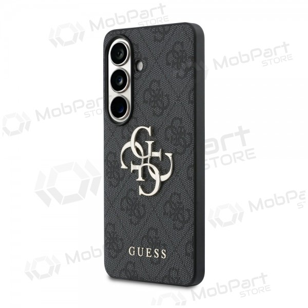Samsung Galaxy S26 maciņš - Guess PU 4G Metal Logo (pelēks)