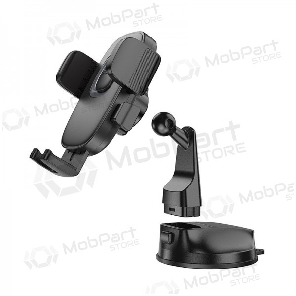 Tālruņa turētājs automobiļiem Hoco H76 (dashboard) melns