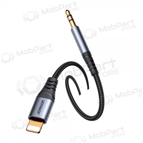 Audio kabelis Joyroom SY-A06 Lightning to 3,5mm 1.2m melns