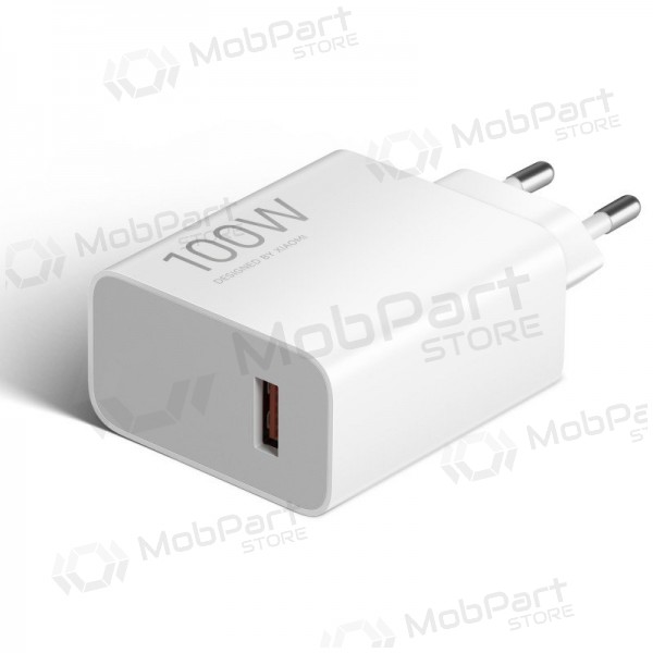 Tālruņa lādētājs Xiaomi Charging Combo BHR095VEU 100 W USB-A ar USB-C kabeli balts