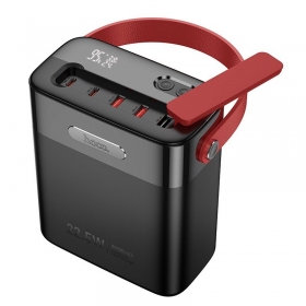 Ārējā baterija Power Bank Hoco J143 22.5W+PD20W 80000mAh melna