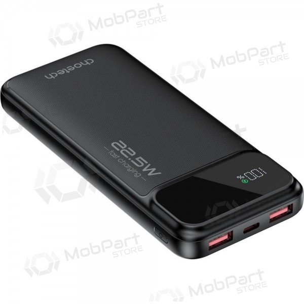 Ārējā baterija Power Bank Choetech B728 22.5W 10000mAh melna