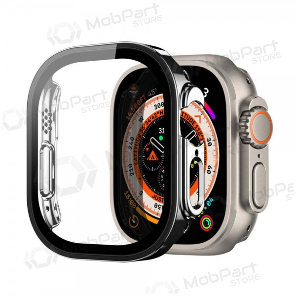 Apple Watch Ultra 49mm LCD aizsargstikls / maciņš - Dux Ducis Hamo (melns)