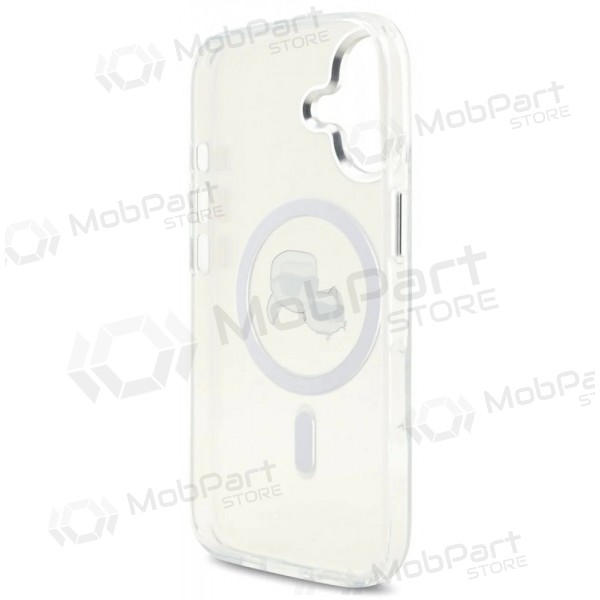 Apple iPhone 17 maciņš - Karl Lagerfeld IML K&CH Heads Metal Frame MagSafe (caurspīdīgs)