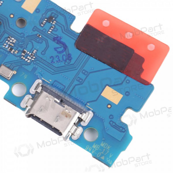 Lanksčioji šleife Samsung A245 A24 4G su įkrovimo kontaktu, mikrofonu, ausinių lizdu oriģināls (service pack)