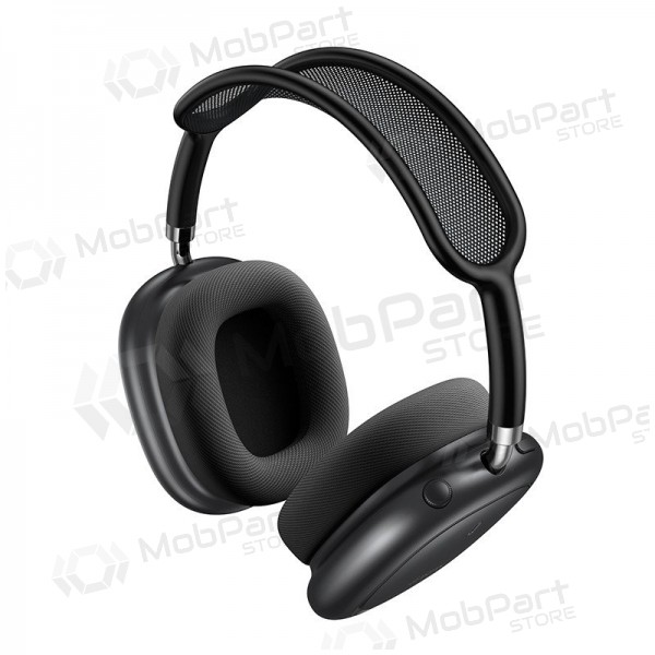 Bezvadu austiņas ar mikrofonu Hoco W68 ANC Bluetooth melnas