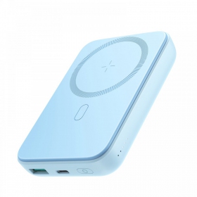 Ārējā baterija Power Bank Joyroom JR-W020 20W Magnetic Wireless 10000mAh zila