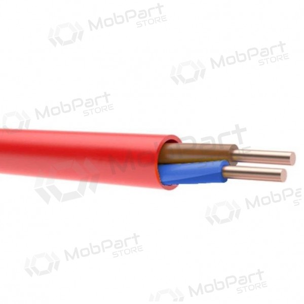 Strāvas kabelis Elpar HDGS PH90 2x1.5 mm² LSZH CPR Cca 300/500 V monolīts 100 m rullis