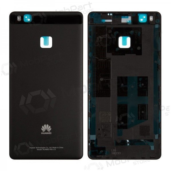 Huawei P9 Lite aizmugurējais baterijas vāciņš (melns) (lietots grade B, oriģināls)