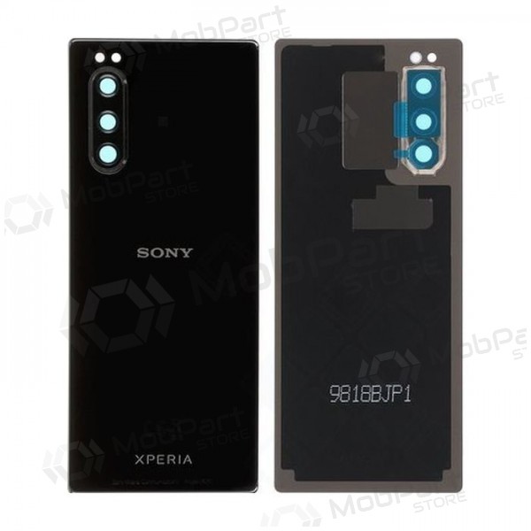 Sony J9210 Xperia 5 aizmugurējais baterijas vāciņš (melns) (lietots grade B, oriģināls)