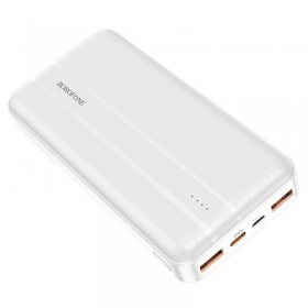 Ārējā baterija Power Bank Borofone BJ9A Type-C PD+Quick Charge 3.0 (3A) 20000mAh balta