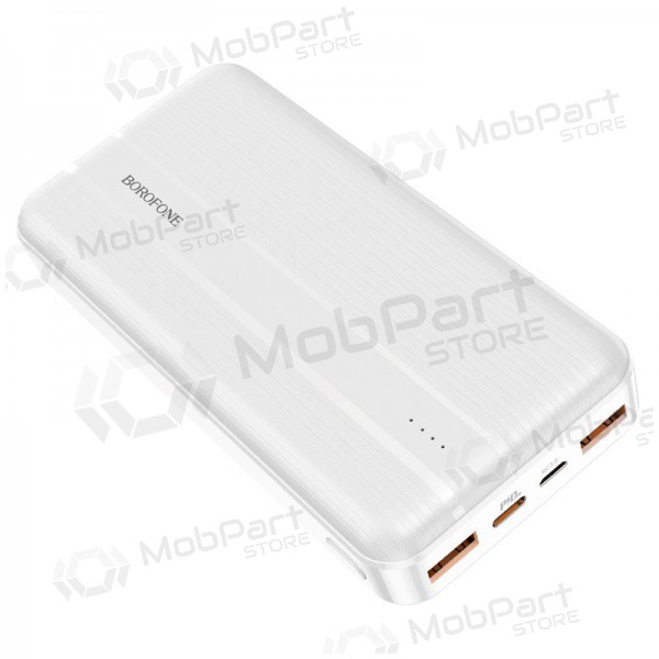 Ārējā baterija Power Bank Borofone BJ9A Type-C PD+Quick Charge 3.0 (3A) 20000mAh balta