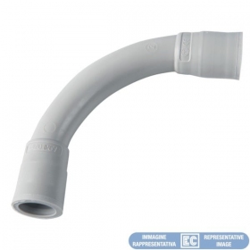 Kampinisarjungimas Elettrocanali EC74325 (D25, pelēks (RAL7035), behalogenis)