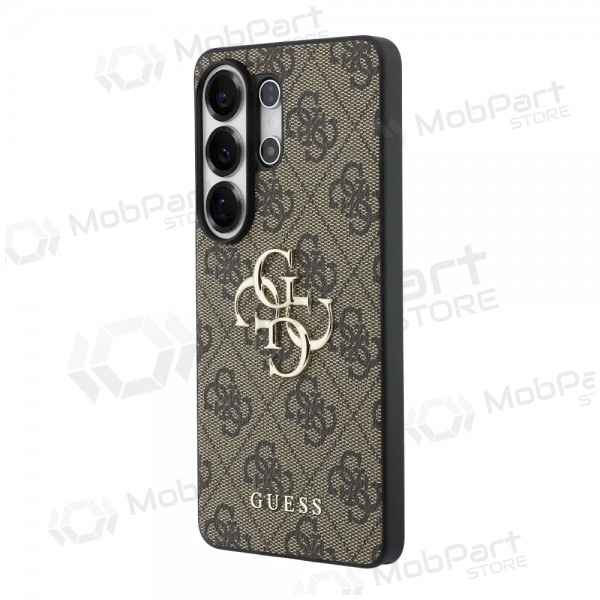 Samsung Galaxy S26 Ultra maciņš - Guess PU 4G Metal Logo (brūns)