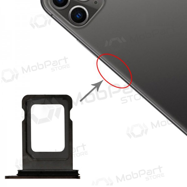 Apple iPhone 11 Pro / 11 Pro Max SIM kartes turētājs pelēks (space grey) Apple iPhone 11 Pro / 11 Pro Max SIM kartes turētājs pelēks (space grey)