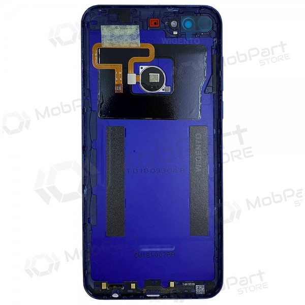 Huawei Y7 2018 aizmugurējais baterijas vāciņš (zils) (lietots grade A, oriģināls)
