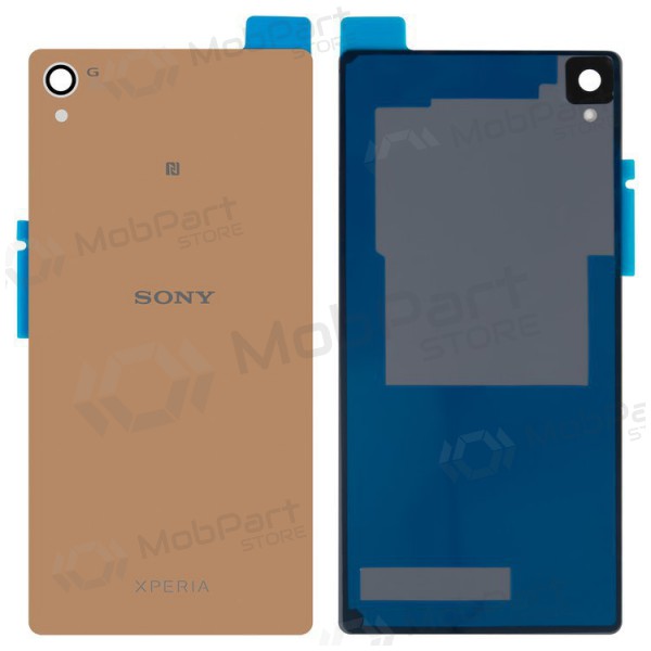 Sony Xperia Z3 D6603 aizmugurējais baterijas vāciņš (brūns)